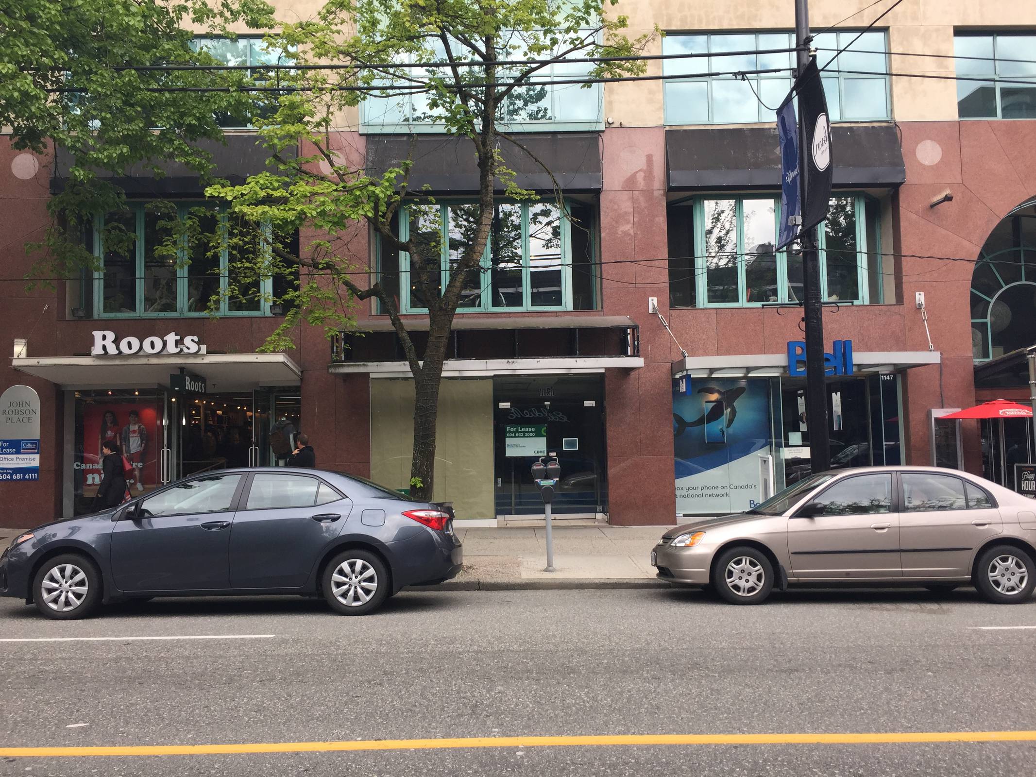 For Lease1151 Robson Street, Vancouver, BC Retail Space Spacie